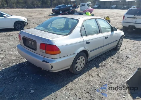 1998 Honda Civic Lx z USA, uszkodzony, nr VIN 2HGEJ6679WH537370